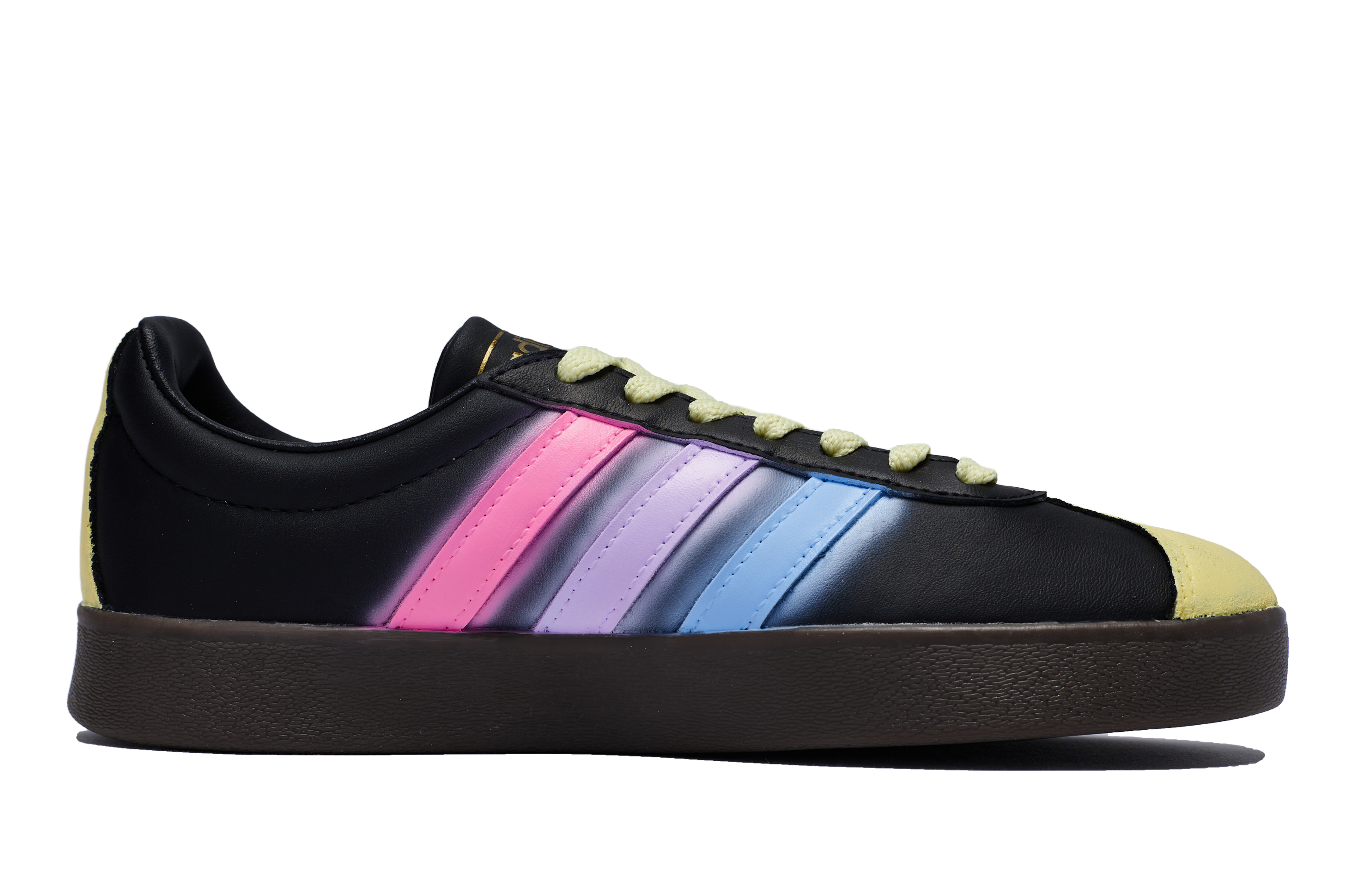 Lookbook [커스텀 슈즈] 아디다스 네오 VL 코트 811 '크림 옐로우 블랙 메테오' ID6017(Team80-男女同款祈愿星)