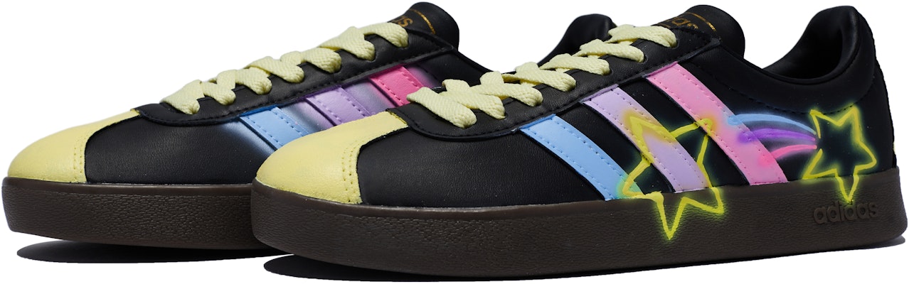 【訂製球鞋】 adidas neo Vl Court 811製造 祈願星 多巴胺 流星 低筒 板鞋 男女皆宜 奶黃黑 Shop 【訂製球鞋】 adidas neo Vl Court 811製造 祈願星 多巴胺 流星 低筒 板鞋 男女皆宜 奶黃黑