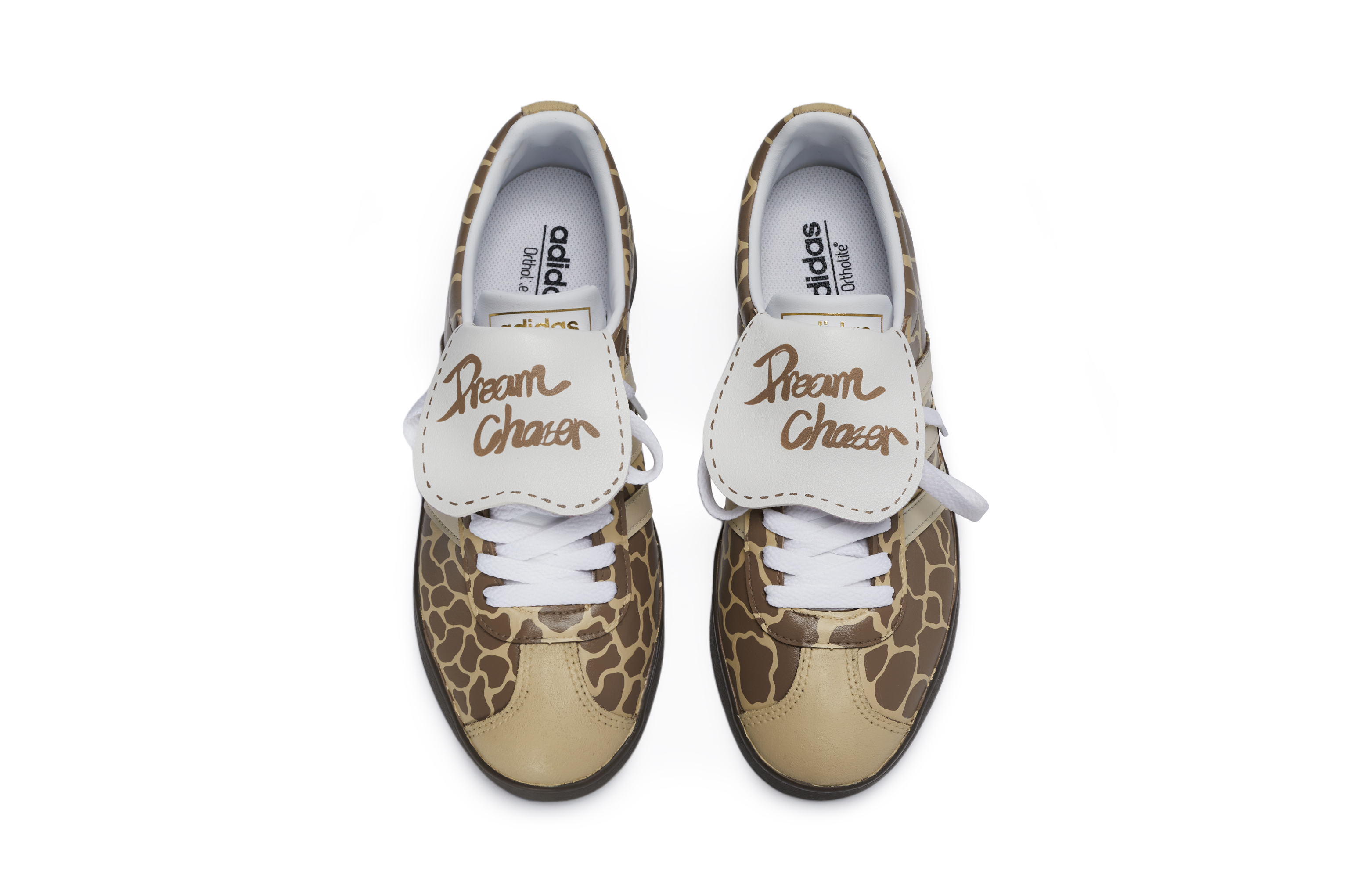 [Custom Shoes] adidas Neo VL Court 811 'Giraffe Yellow-Brown' 圖 5