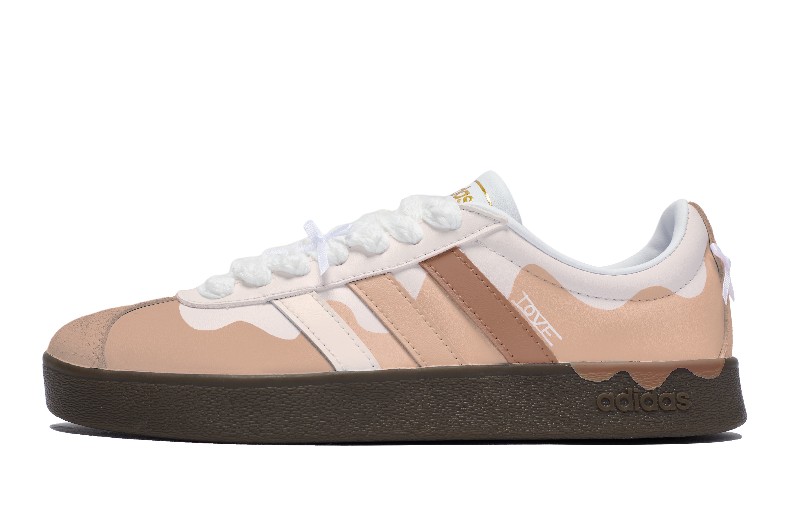 [Custom Shoes] adidas Neo Vl Court 811 'Pink Cocoa Ballet'