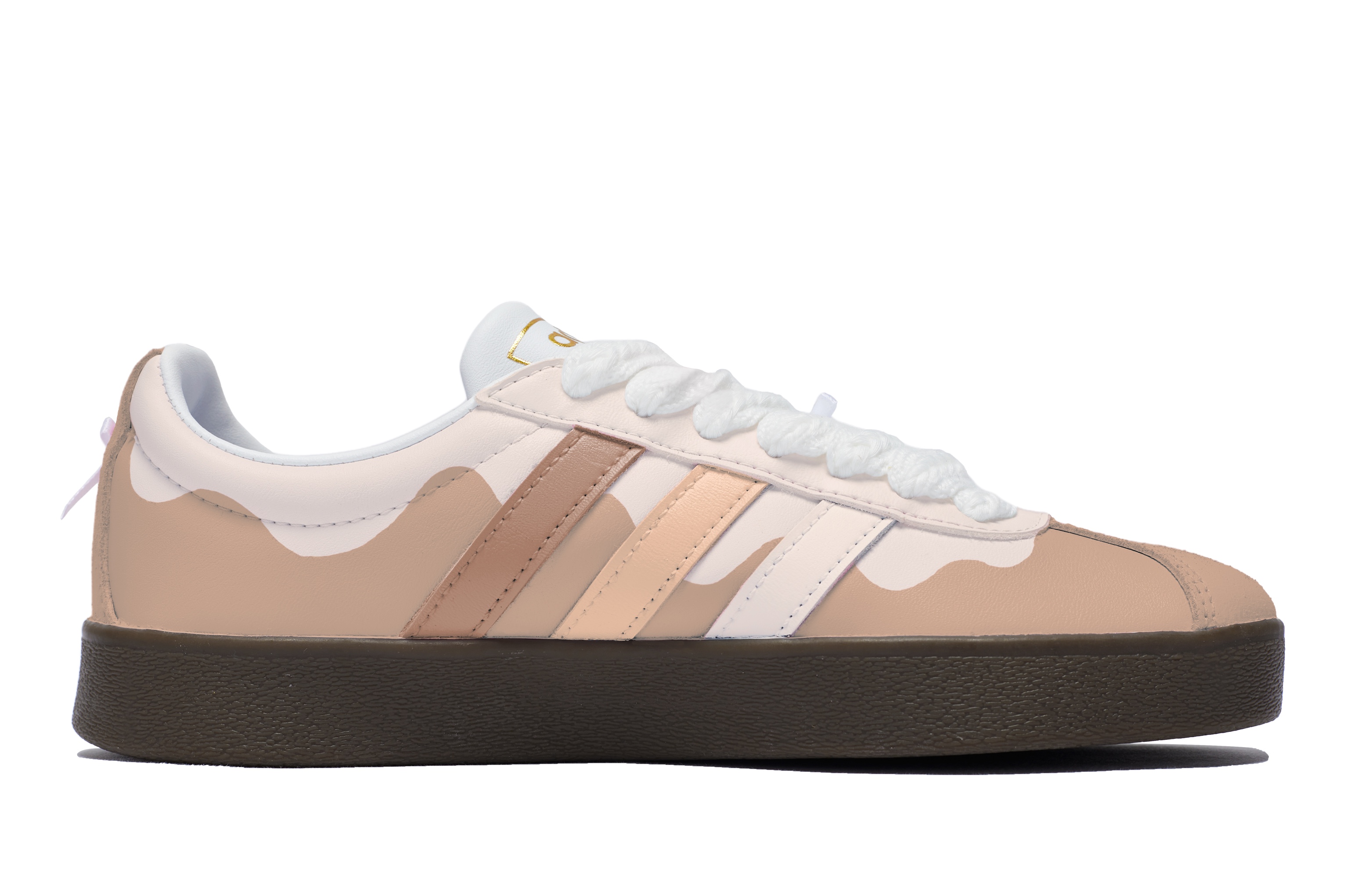 [Custom Shoes] adidas Neo Vl Court 811 'Pink Cocoa Ballet' 圖 3