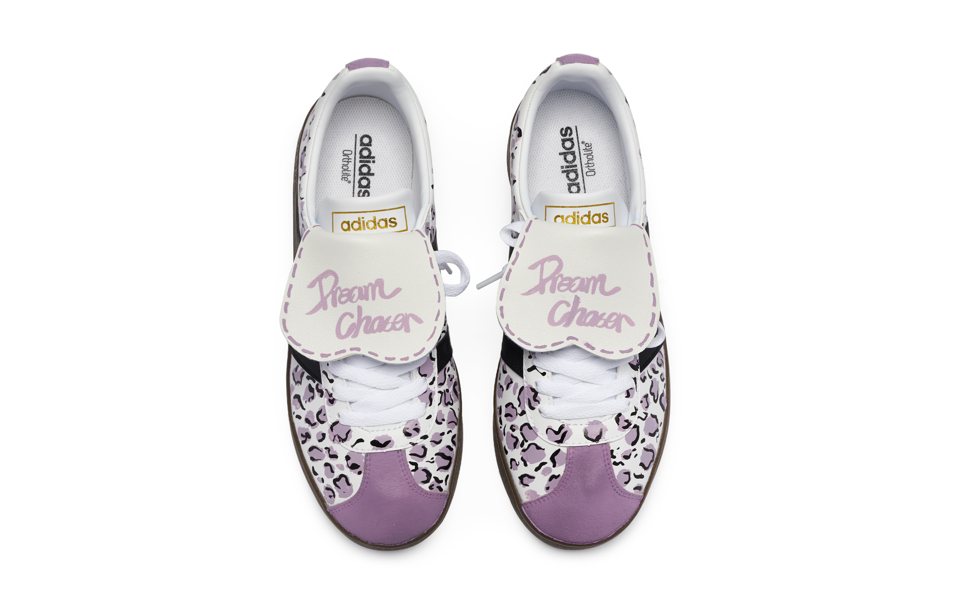 [Custom Shoes] adidas neo VL Court 811 'Purple Leopard' 圖 5
