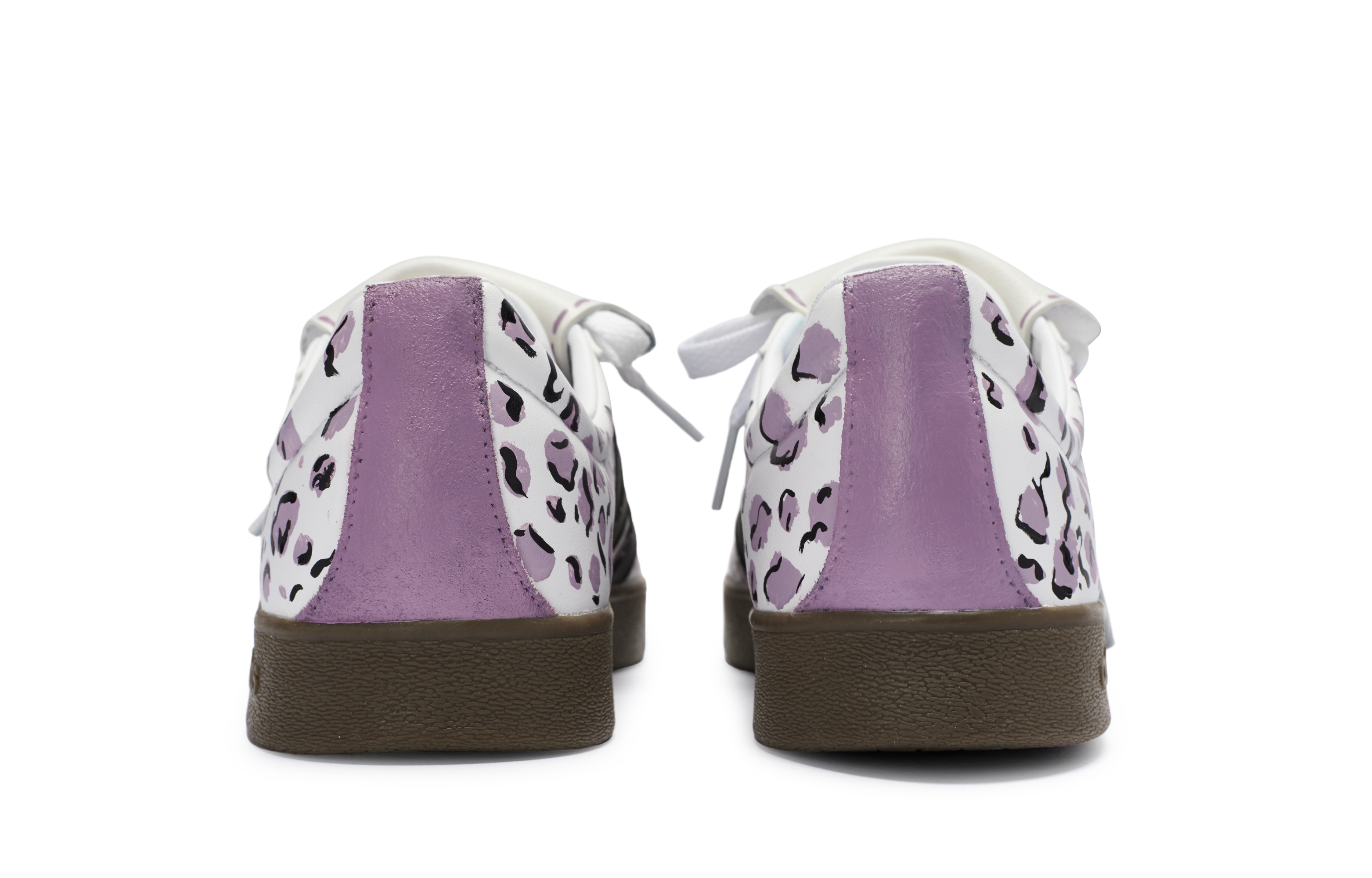 [Custom Shoes] adidas neo VL Court 811 'Purple Leopard' 圖 6