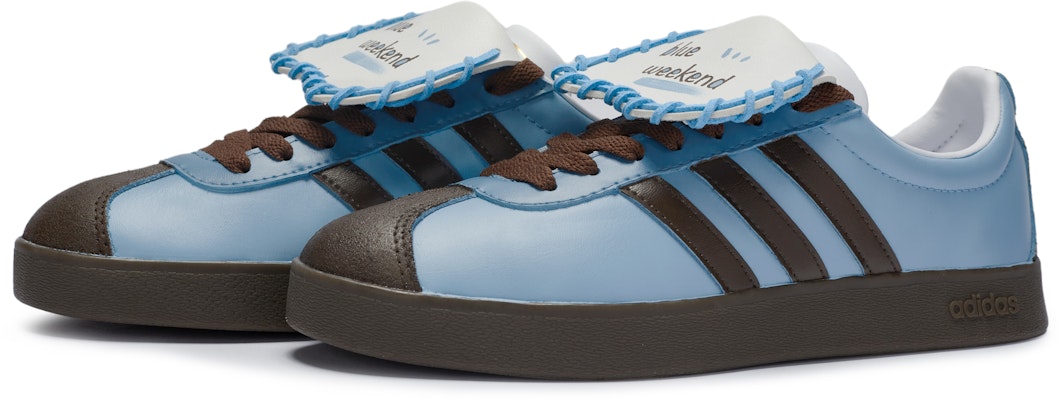 【客製化球鞋】adidas neo Vl Court 811製作 海鹽奶咖 夏日清新感 低筒 板鞋 男女款 藍棕 Shop 【客製化球鞋】adidas neo Vl Court 811製作 海鹽奶咖 夏日清新感 低筒 板鞋 男女款 藍棕