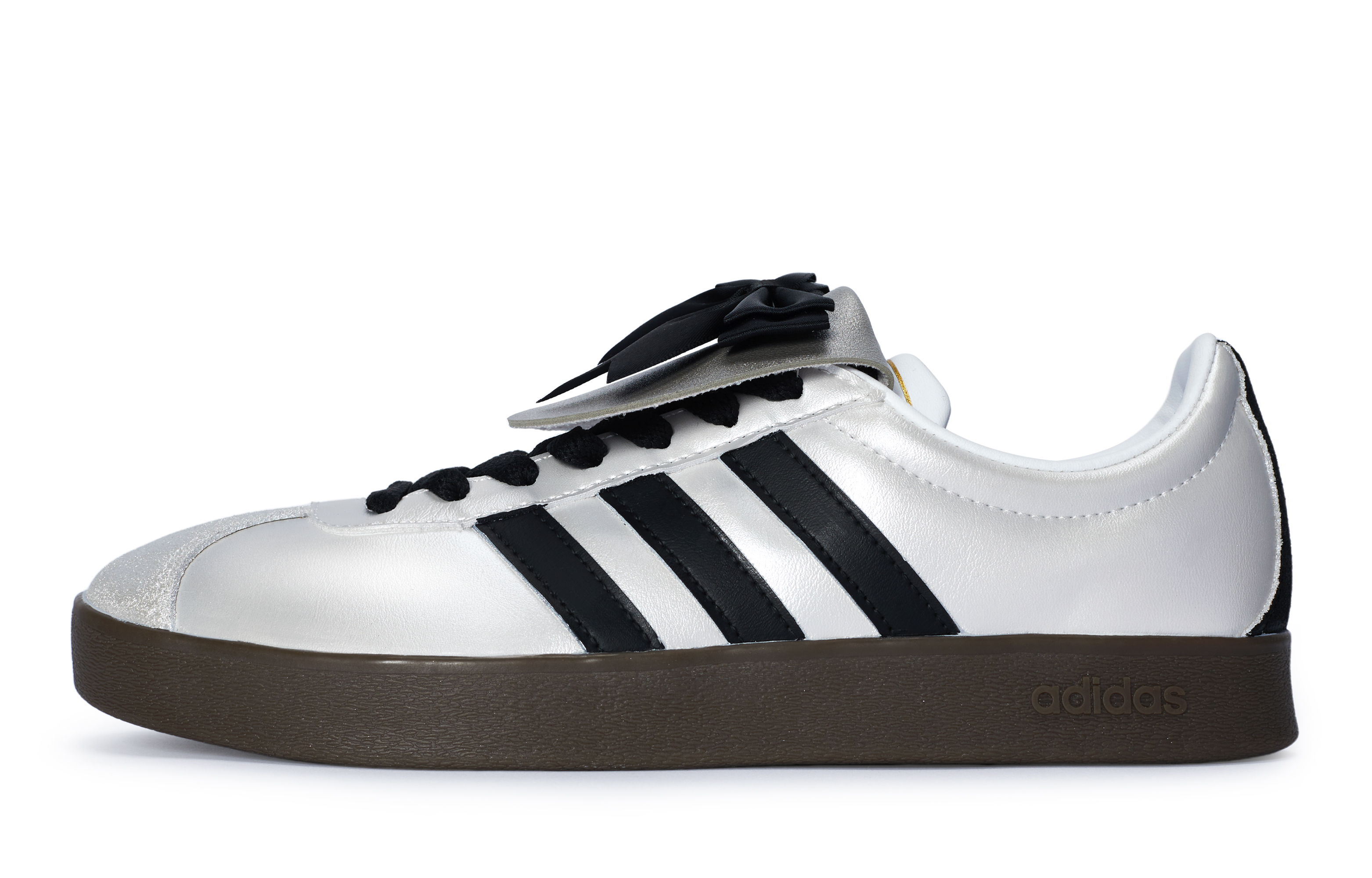 [Custom Shoes] adidas Neo VL Court 811 'Silver Mist Princess - Ballet Bow' 圖 2