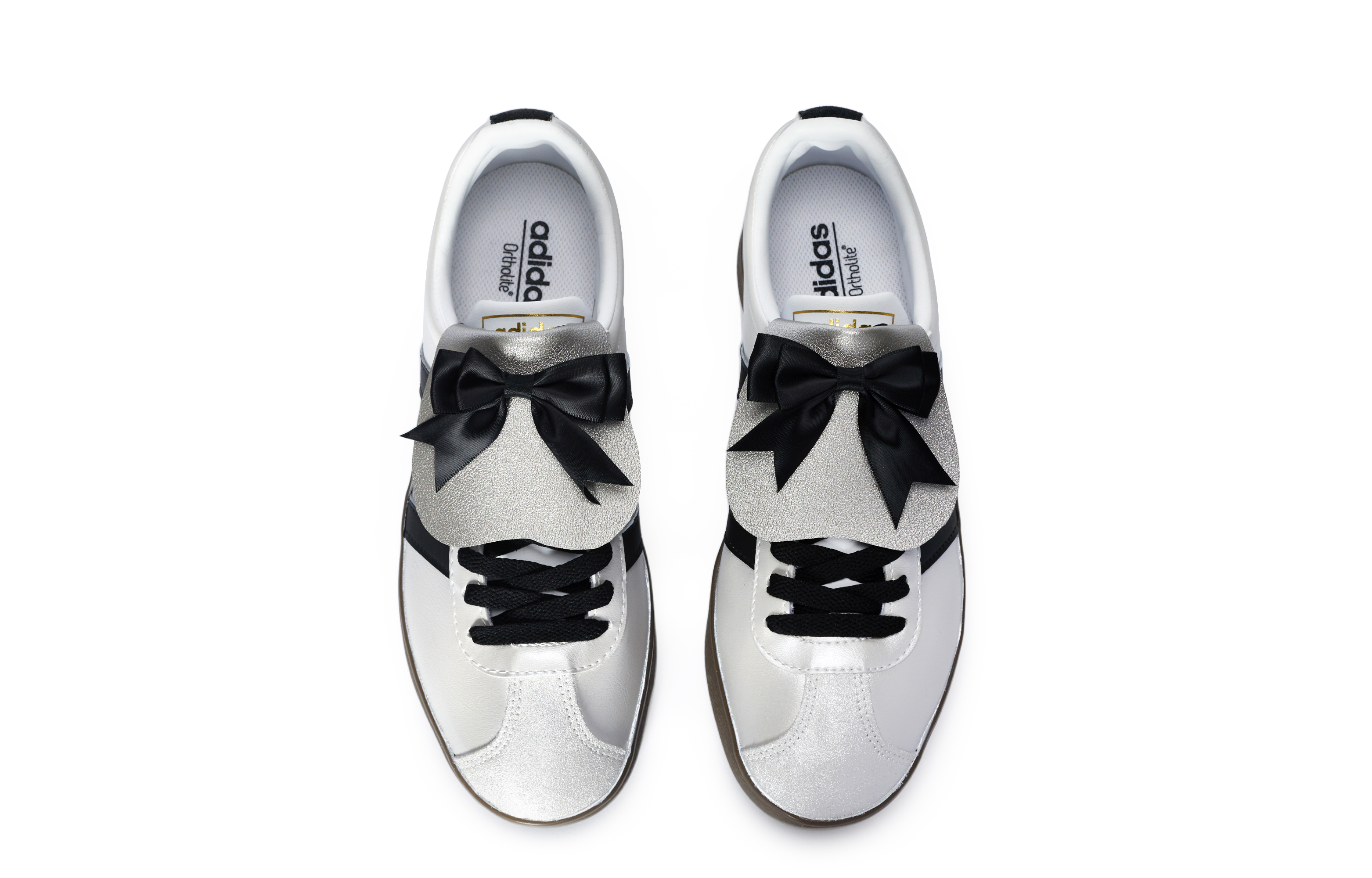 [Custom Shoes] adidas Neo VL Court 811 'Silver Mist Princess - Ballet Bow' 圖 5