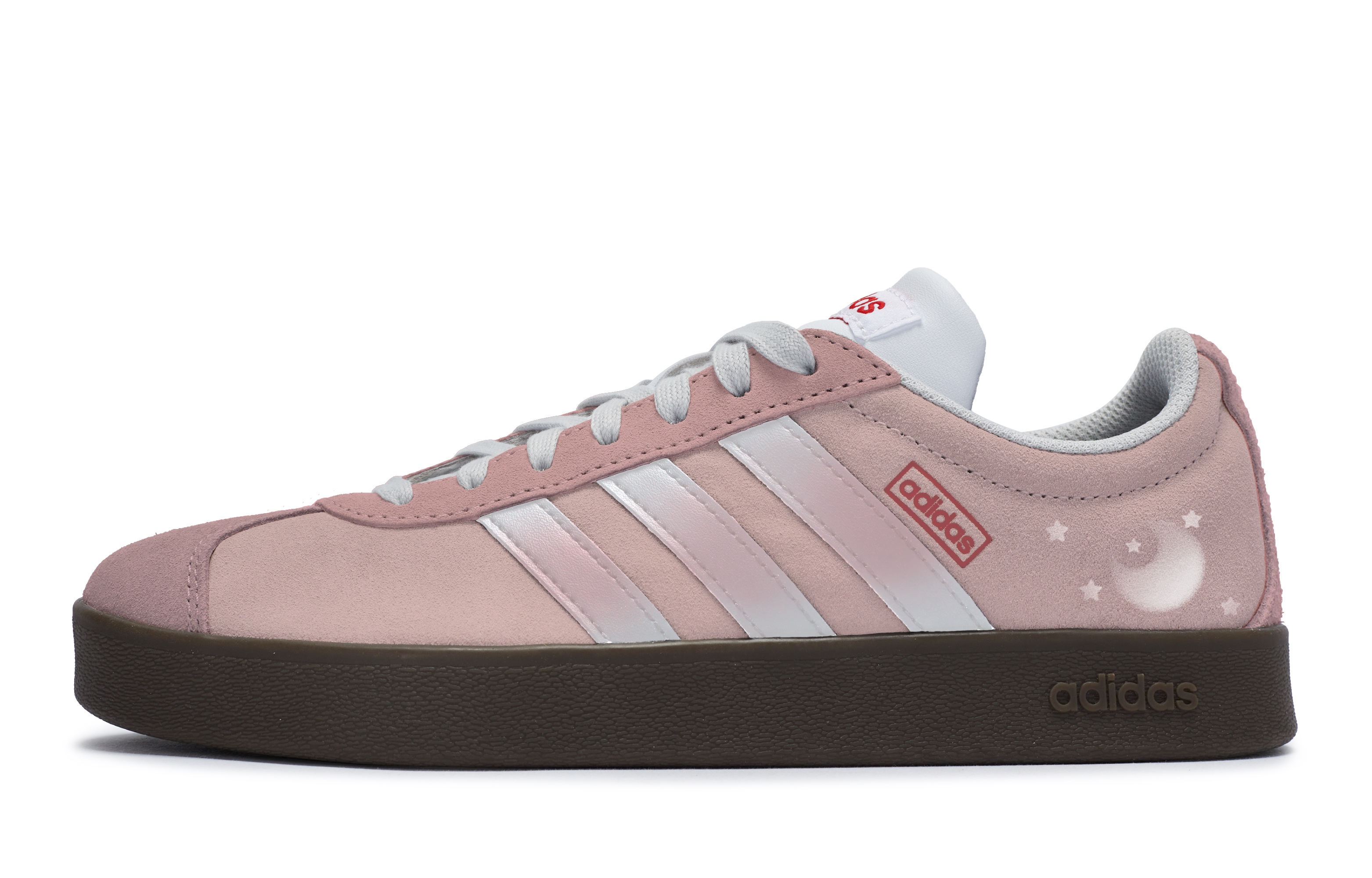 Order [Sepatu Kustom] adidas Neo VL Court 811 'Starlit Fairytale Pink Silver' HQ1802(Team80-男女同款星月童话)