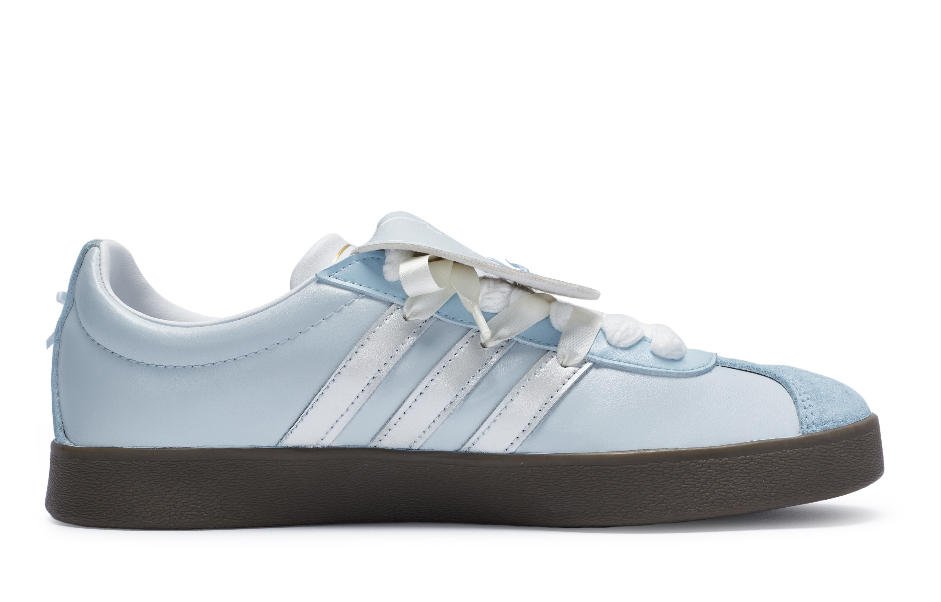 Lookbook [定制鞋款] adidas Neo VL Court '芭蕾蓝-银色' ID6015(Team80-男女同款芭蕾曼舞)