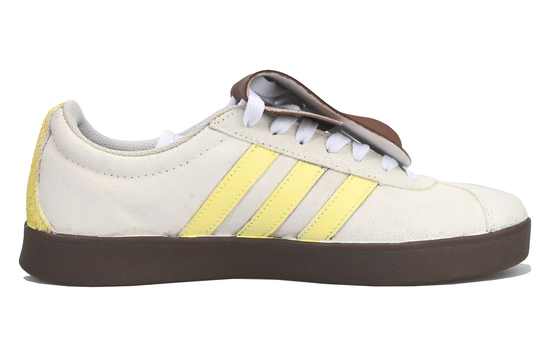 Lookbook [Zapatillas Personalizadas] adidas Neo VL Court 'Banana Latte' HQ1802(Team33-香蕉拿铁-男女款）