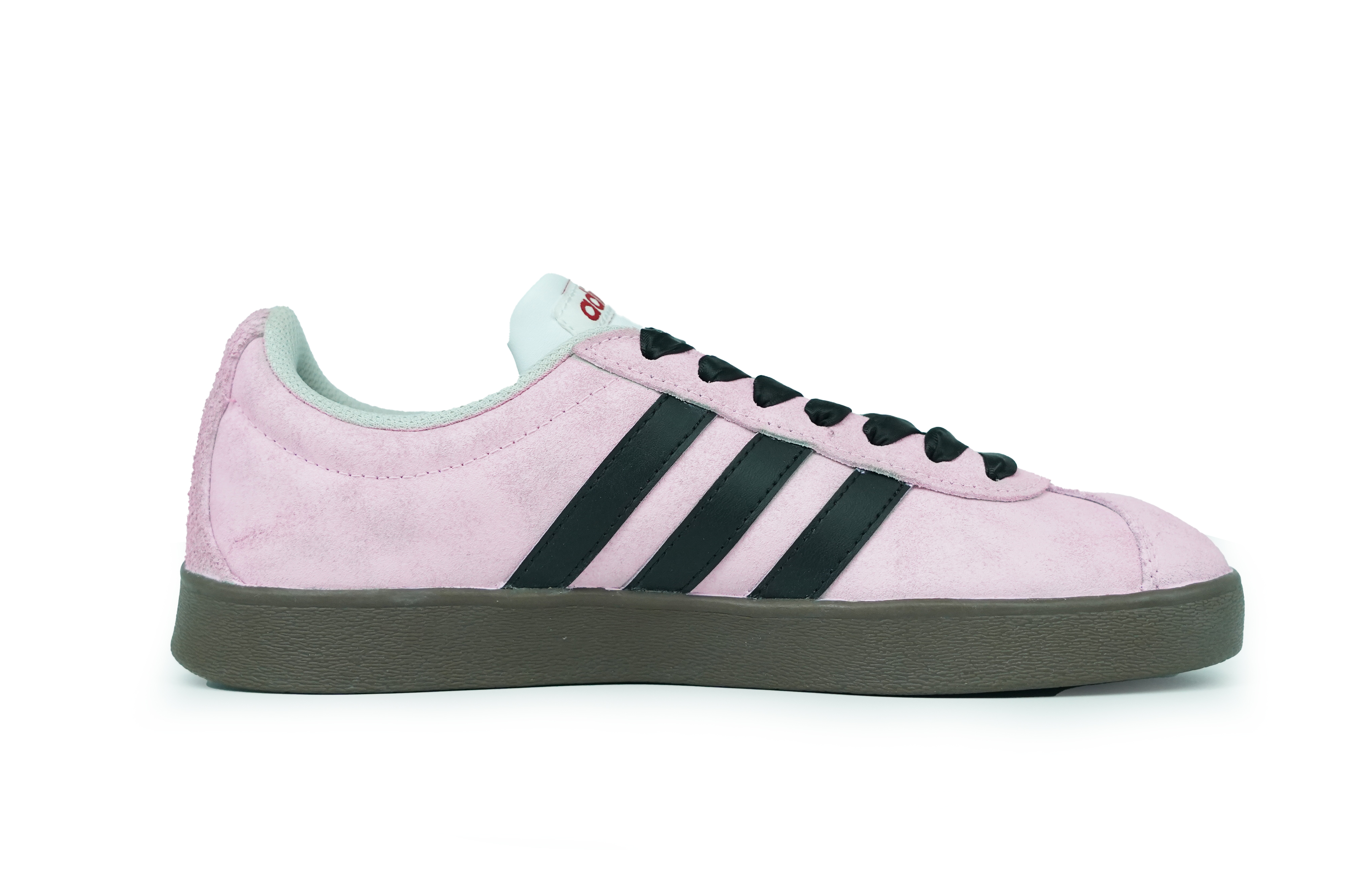 [Custom Shoes] adidas neo Vl Court 'Black Pink' 圖 3