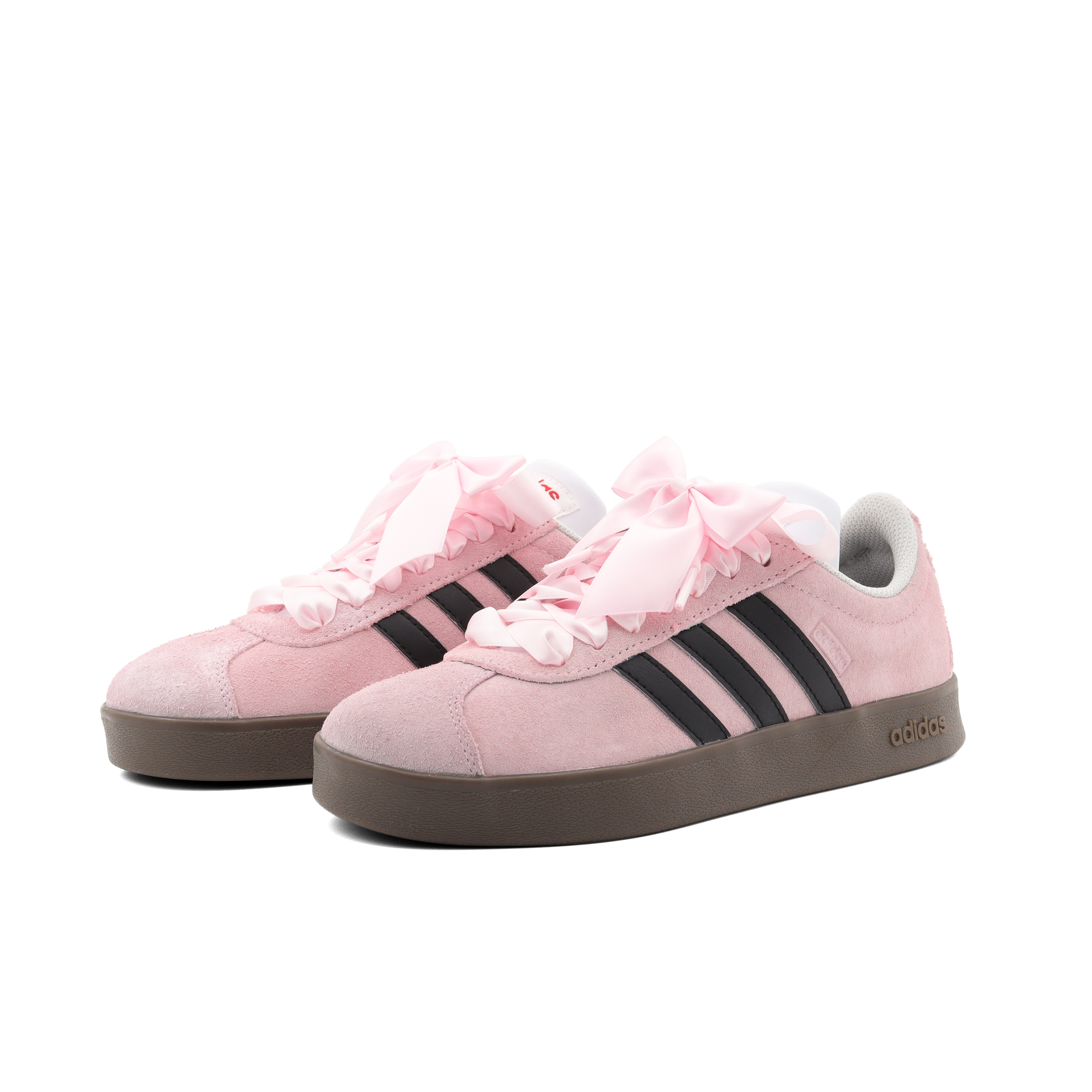 [Custom Shoes] adidas Neo VL Court 'Black Pink' 圖 4