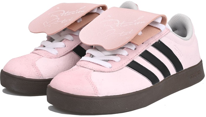 【訂製球鞋】adidas neo Vl Court 粉彩 甜酷風 低筒 板鞋 男女款式 黑粉 Shop 【訂製球鞋】adidas neo Vl Court 粉彩 甜酷風 低筒 板鞋 男女款式 黑粉