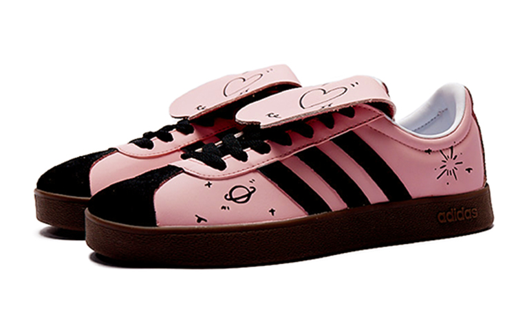 [Custom Shoes] adidas Neo VL Court 'Black Pink Jellyfish' 圖 4