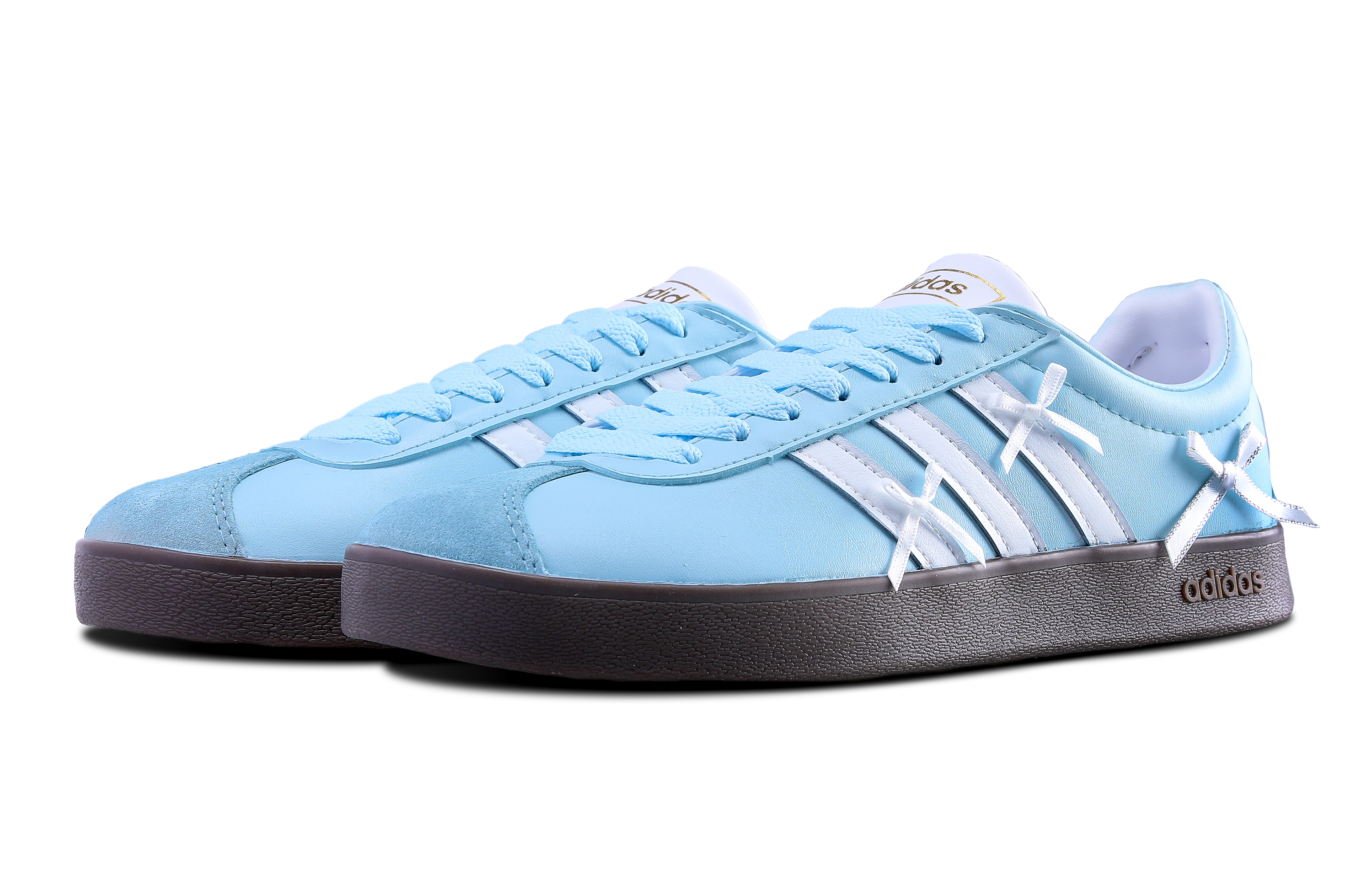 [Custom Shoes] adidas Neo VL Court 'Blue White Tidal Star' 圖 4