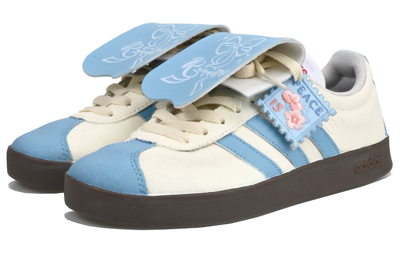 [Custom Shoes] adidas Neo VL Court 'Blue White Vlad' 圖 4