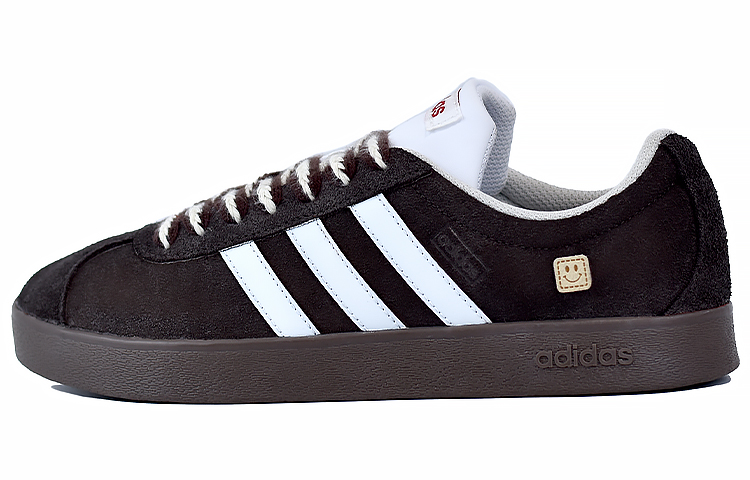 [Custom Shoes] adidas Neo VL Court 'Cocoa Brown-White' 圖 2