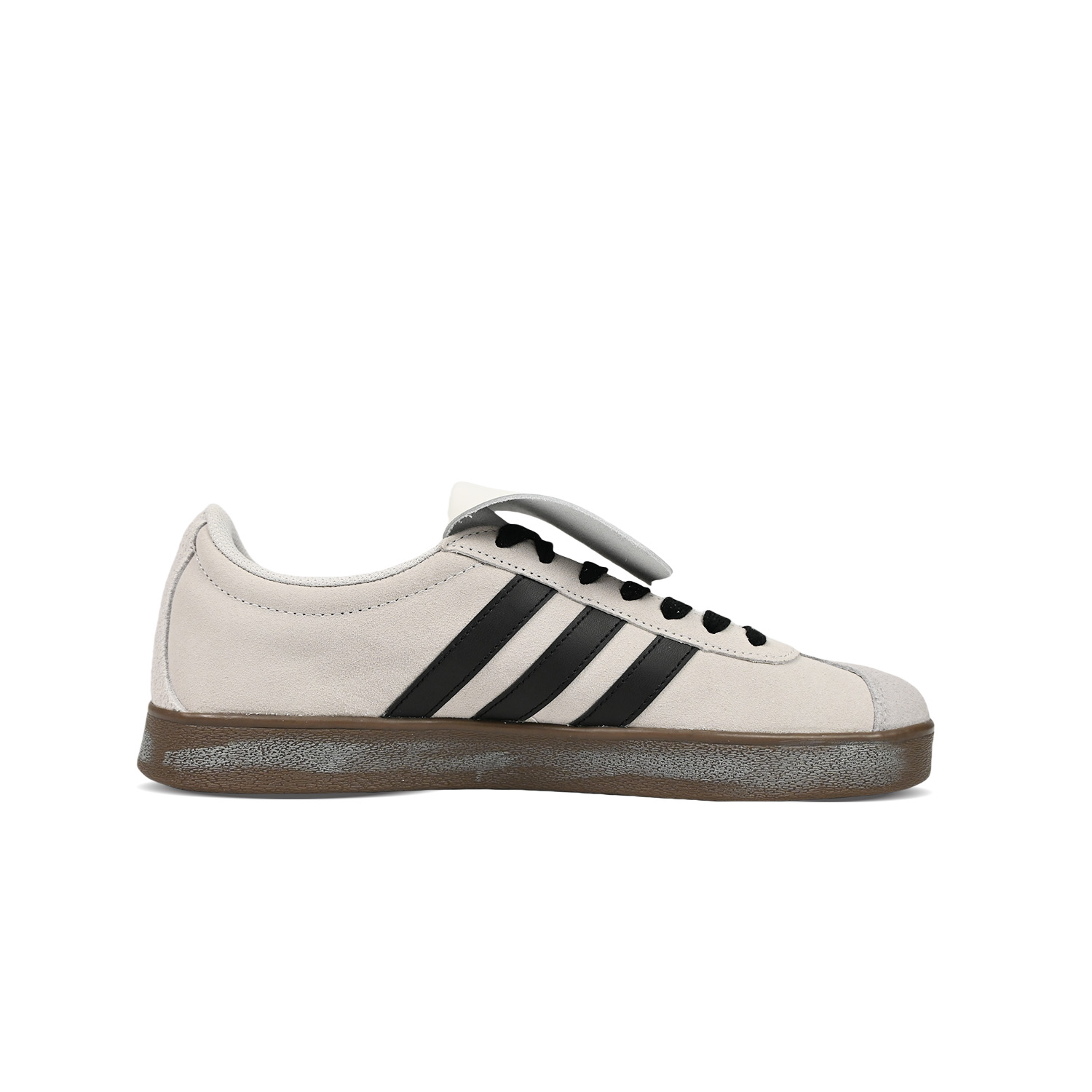 Lookbook 【訂製運動鞋】 adidas neo Vl Court 椰子樹 塗鴉 簡約好搭 防滑減震耐磨 低筒 帆布鞋 男女同款 灰黑