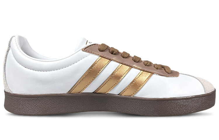 [Custom Shoes] adidas neo VL Court 'Copernicus Four-Star Gold Brown White' 圖 4