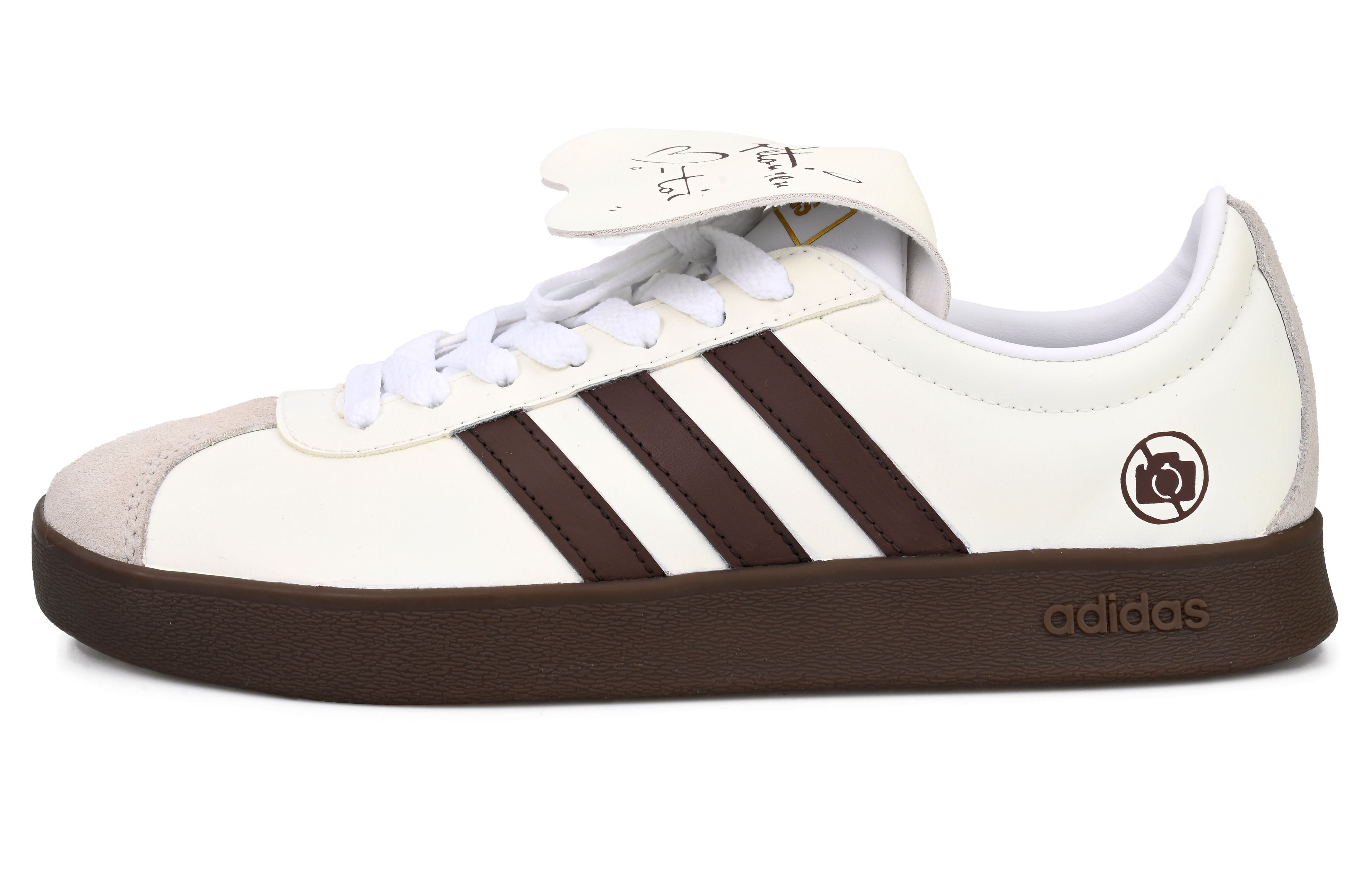 [Custom Shoes] adidas neo Vl Court 'Cream Brown'