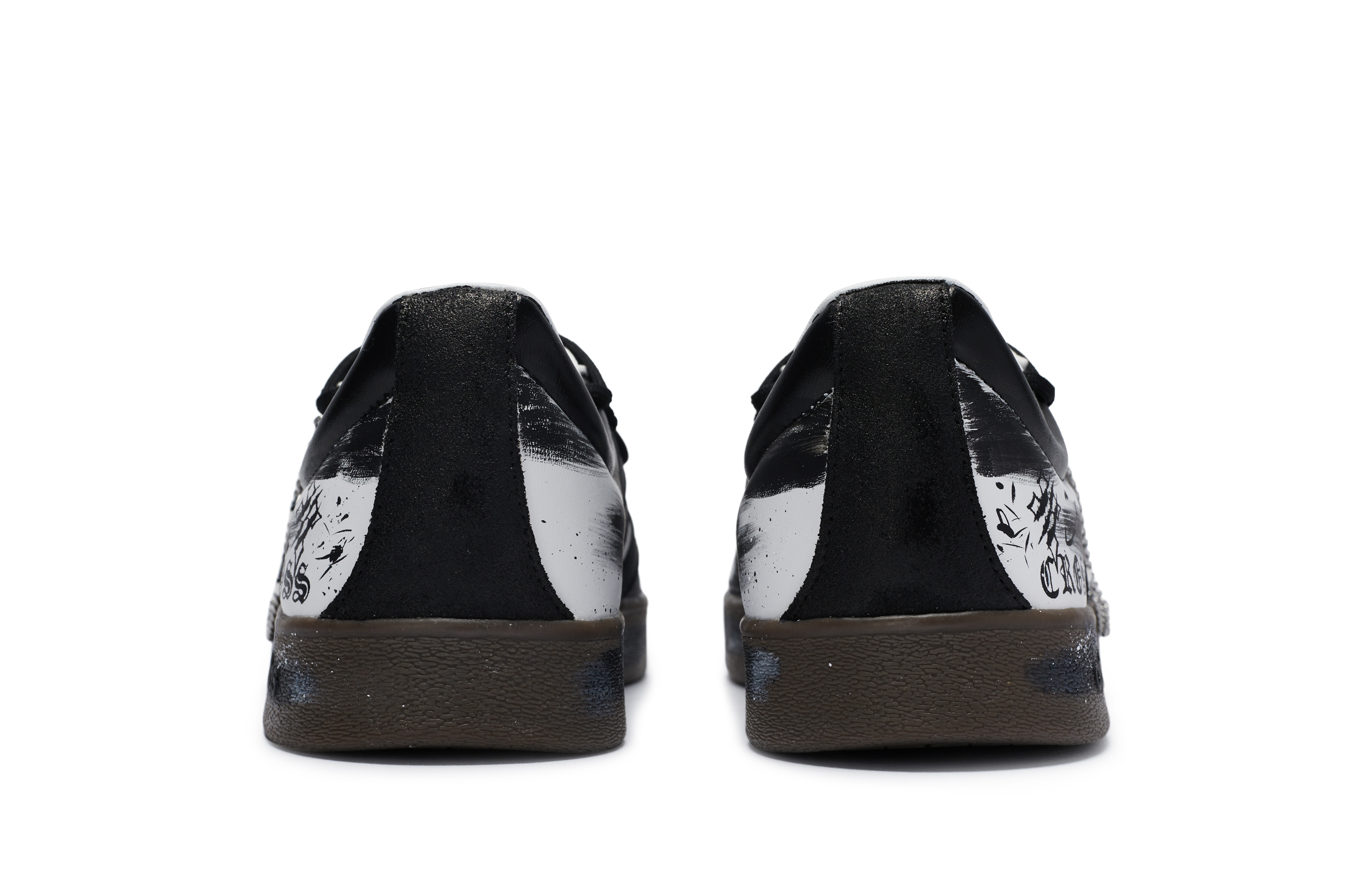 [Custom Shoes] adidas Neo VL Court 'Cross Faith Black White' 圖 5