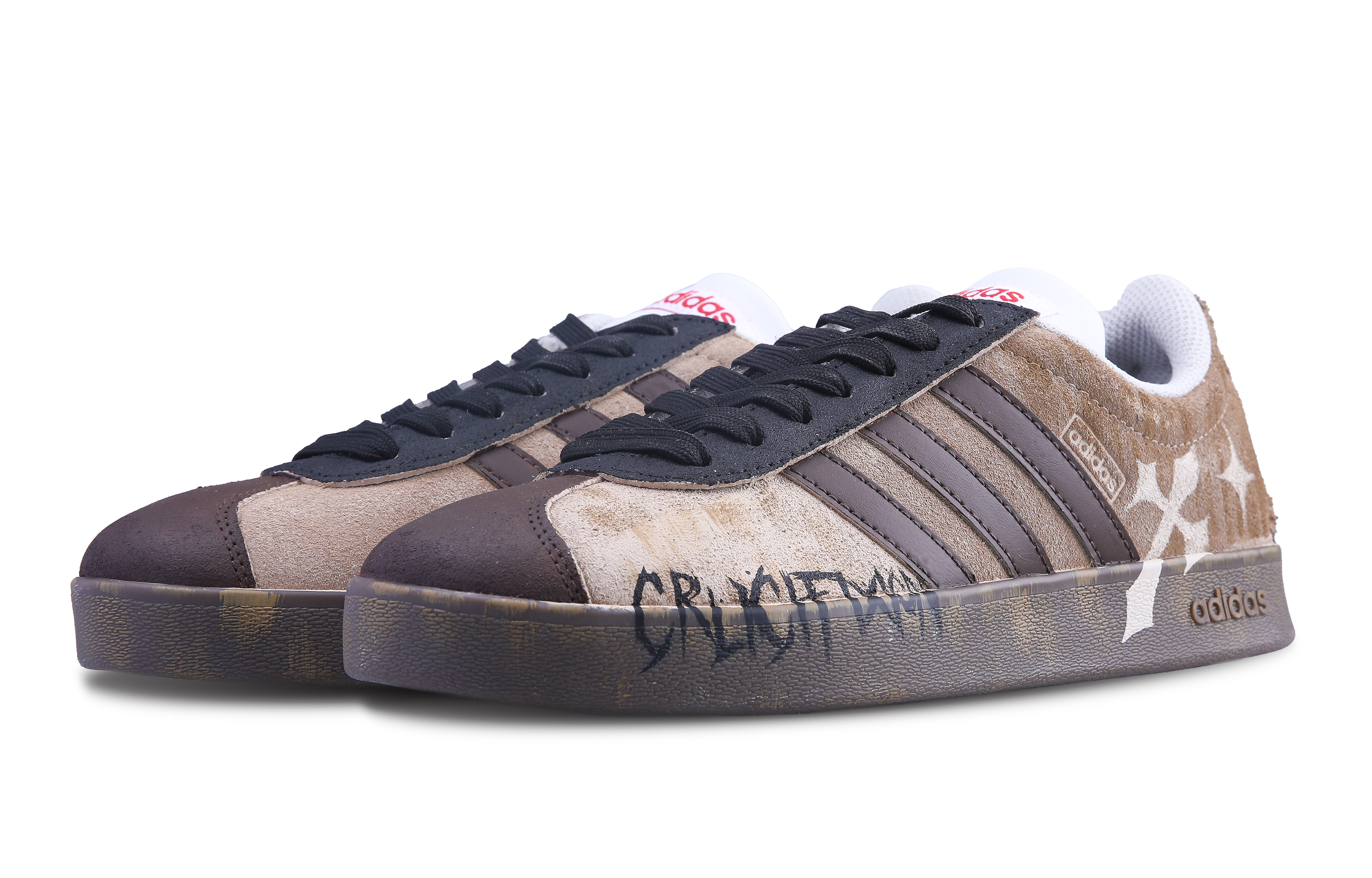 [Custom Shoes] adidas Neo VL Court 'Dystopia Beige' 圖 4
