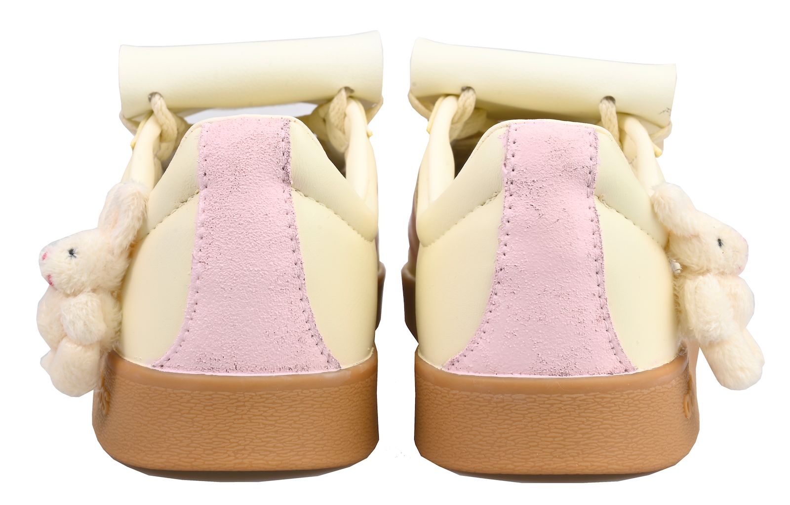 [Custom Shoes] adidas neo VL Court 'Fluffy Bunny Pink-White' 圖 5