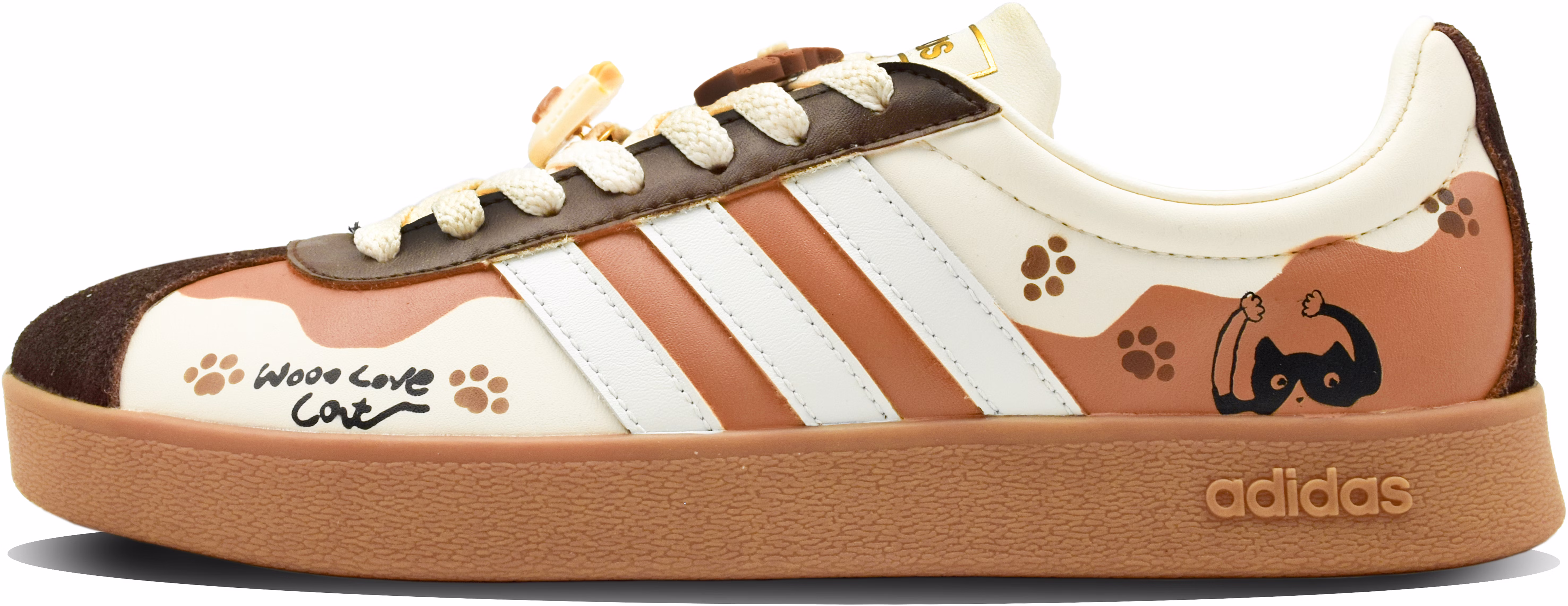 custom-shoes-adidas-neo-vl-court-garfield-hand-painted-milk-coffee