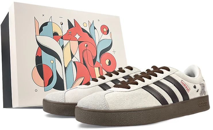 custom-shoes-adidas-neo-vl-court-grey-coffee-bear-spirit