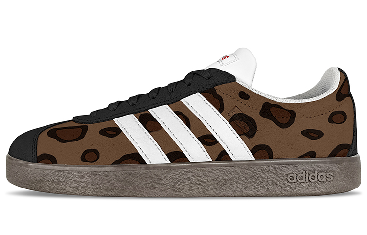 Buy 【訂製運動鞋】 adidas neo Vl Court 生活風格 復古小眾 原始叢林 街頭潮流 德訓 辣妹風 低筒 滑板鞋 男女款 棕黑