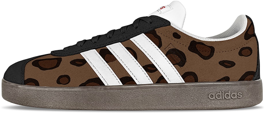 【訂製運動鞋】 adidas neo Vl Court 生活風格 復古小眾 原始叢林 街頭潮流 德訓 辣妹風 低筒 滑板鞋 男女款 棕黑 Order 【訂製運動鞋】 adidas neo Vl Court 生活風格 復古小眾 原始叢林 街頭潮流 德訓 辣妹風 低筒 滑板鞋 男女款 棕黑