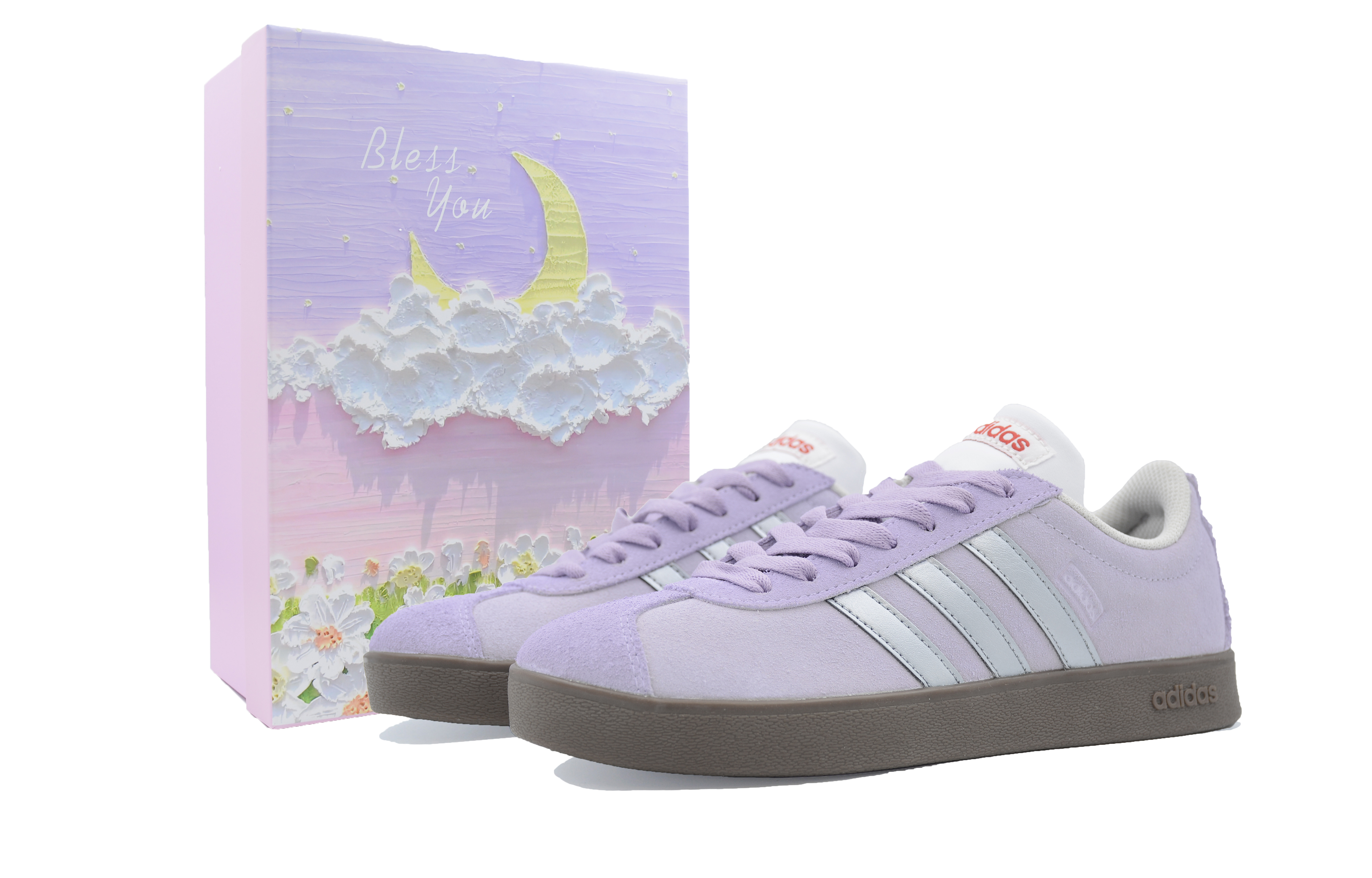[Custom Shoes] adidas Neo VL Court 'Lilac Mischief'