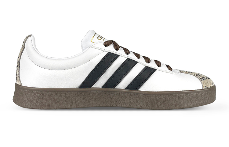 [Custom Shoes] adidas NEO VL Court 'Merritt Button Newspaper Patchwork' 圖 2