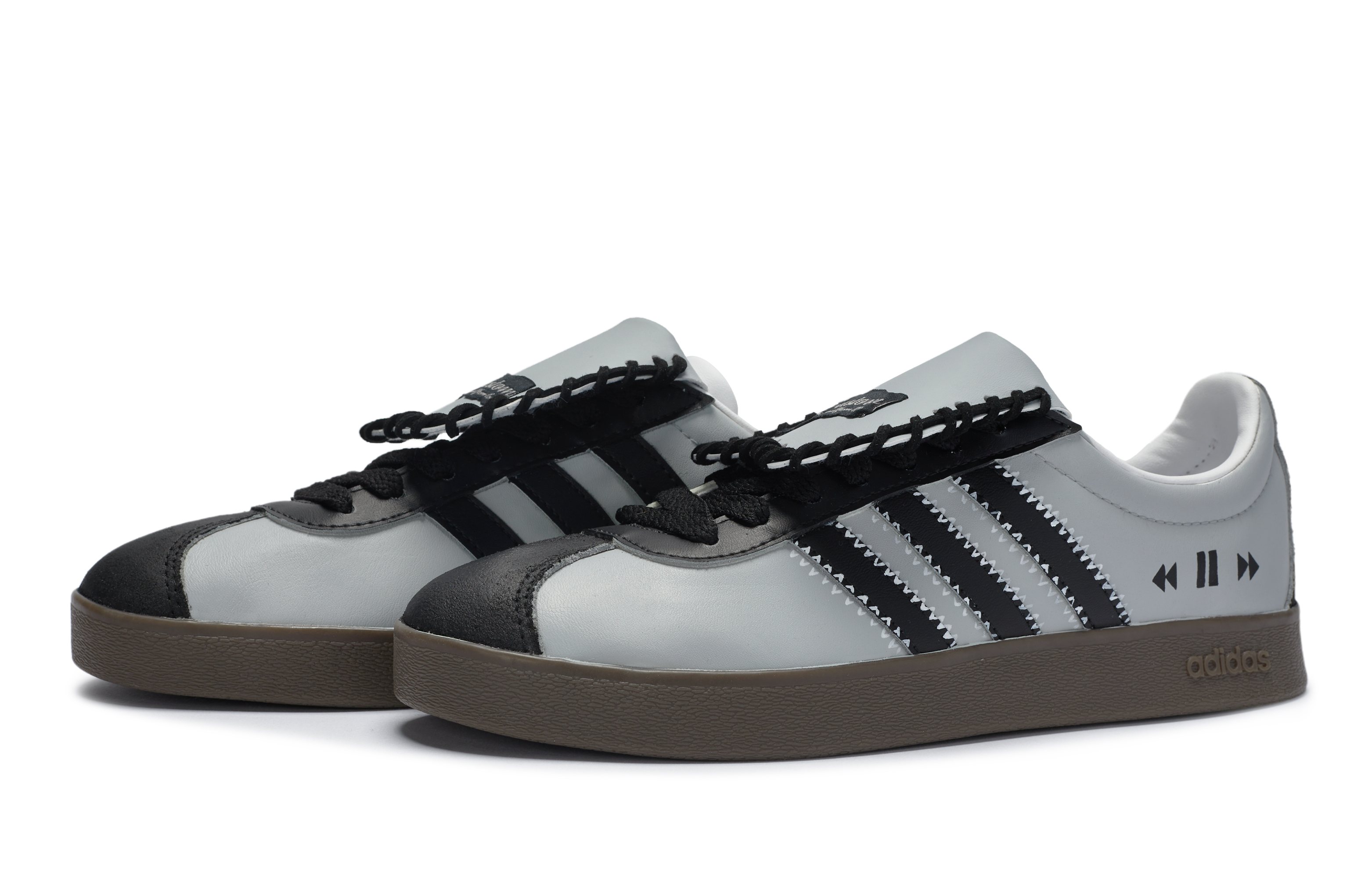 [Custom Shoes] adidas Neo VL Court 'Midnight Symphony Grey' 圖 4