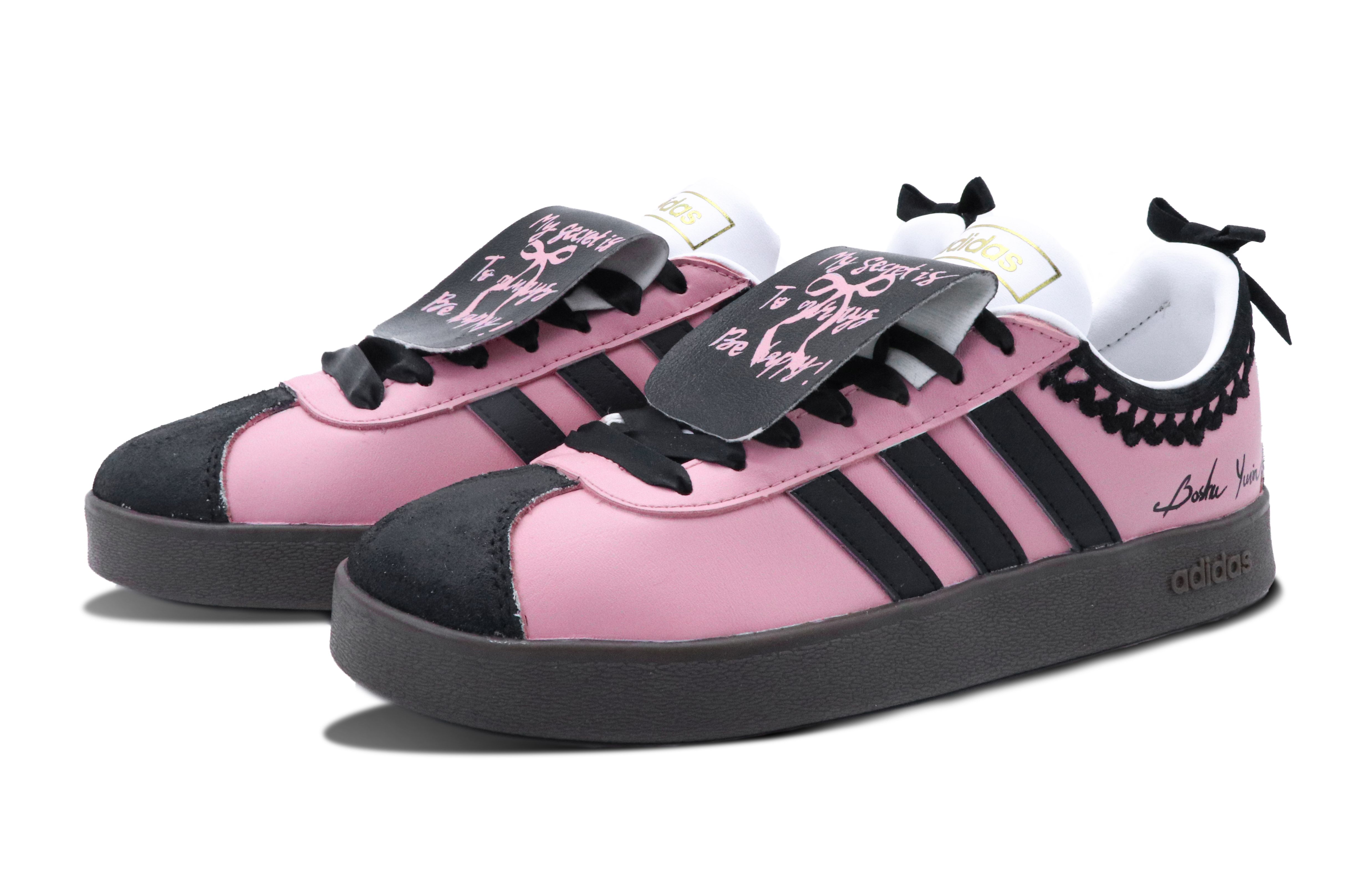 Shop 【定制鞋】阿迪达斯Neo Vl Court ‘仲夏芭蕾粉’ ID6015(Team147-仲夏梦之舞)