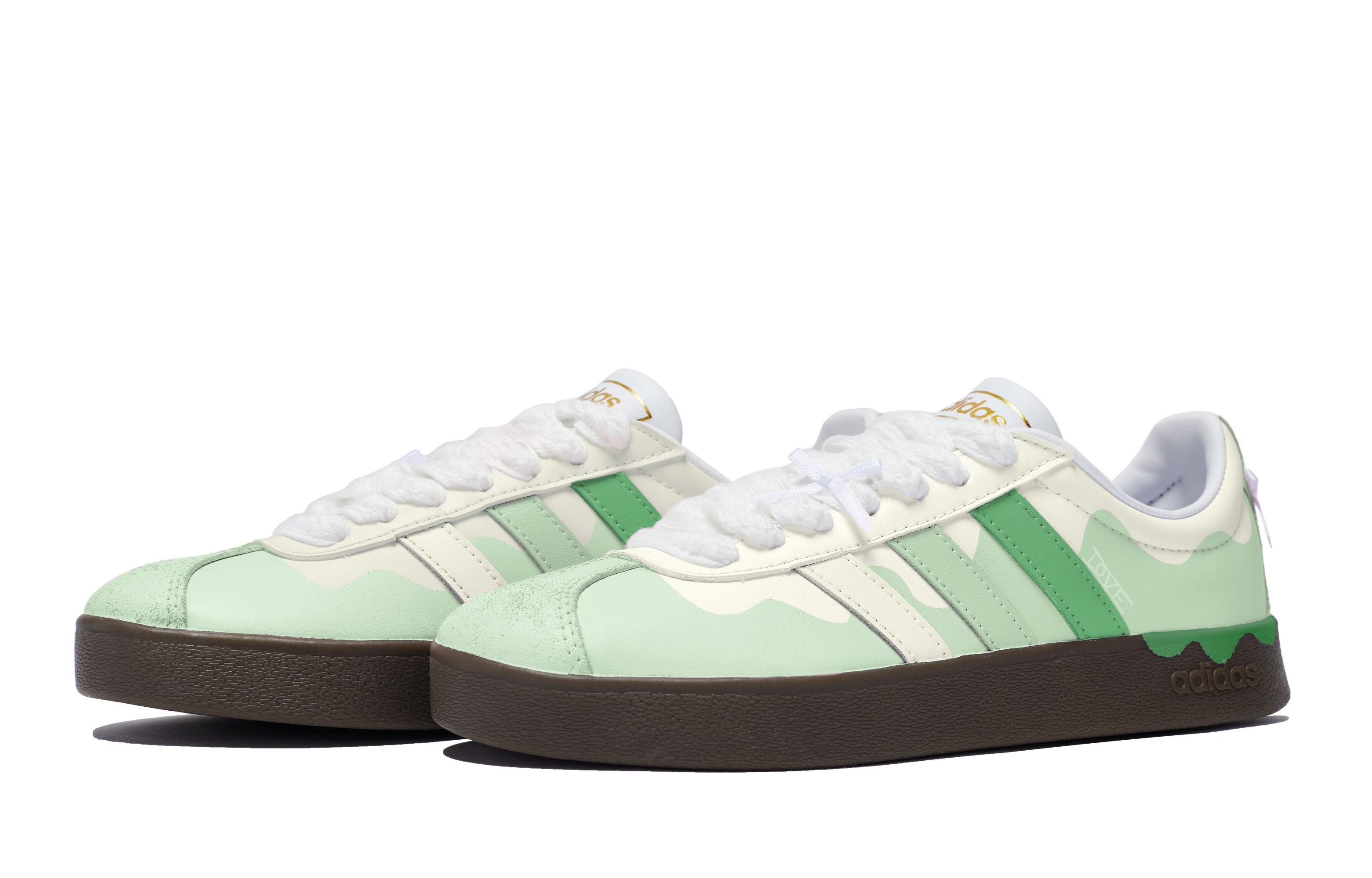 [Custom Shoes] adidas Neo VL Court 'Mint Ballet' 圖 4