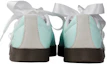 Details for 【訂製球鞋】 adidas neo Vl Court 520 夏日 清新少女 薄荷曼波 絲綢 蝴蝶結 百搭輕便 防滑 低筒 板鞋 男女同款 白綠