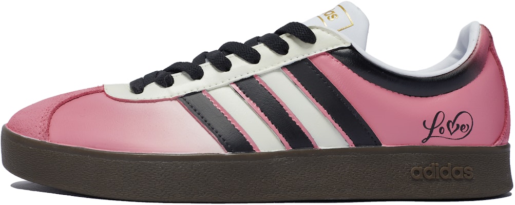 カスタムadidas NEO VL Court ピンク/黒/ベージュ ID6015(Team80-男女同款热恋桃粉) Order カスタムadidas NEO VL Court ピンク/黒/ベージュ ID6015(Team80-男女同款热恋桃粉)