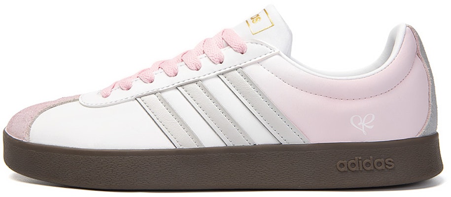 【訂製球鞋】adidas neo Vl Court 粉紅蝶語 琥珀 春夏 芭蕾風 法式 復古 優雅少女 防滑耐磨 低筒 板鞋 男女皆宜 銀白粉 Order 【訂製球鞋】adidas neo Vl Court 粉紅蝶語 琥珀 春夏 芭蕾風 法式 復古 優雅少女 防滑耐磨 低筒 板鞋 男女皆宜 銀白粉