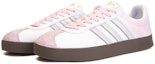 Shop 【訂製球鞋】adidas neo Vl Court 粉紅蝶語 琥珀 春夏 芭蕾風 法式 復古 優雅少女 防滑耐磨 低筒 板鞋 男女皆宜 銀白粉