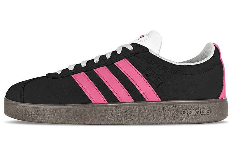 Buy 【客製球鞋】adidas neo Vl Court風格生活 經典 韓風女性高筒 復古少眾 復古經典 街頭潮流 德訓 辣妹風 低筒 溜冰鞋 男女款 粉黑