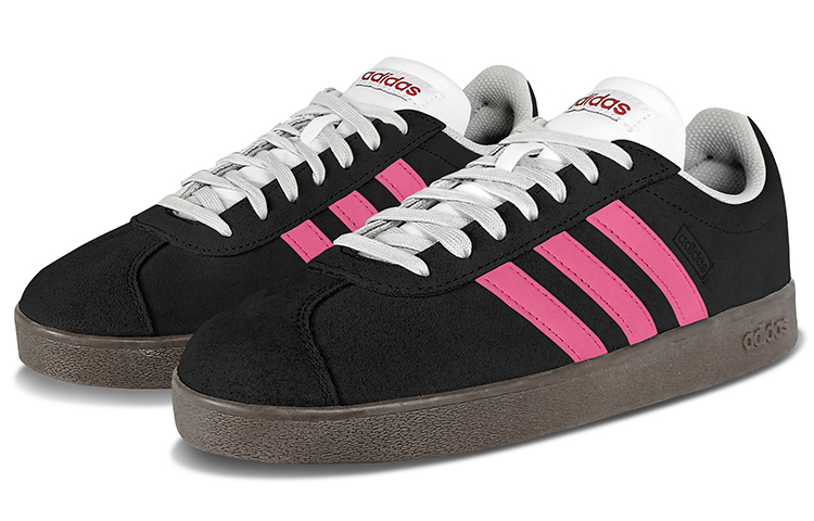 Shop 【客製球鞋】adidas neo Vl Court風格生活 經典 韓風女性高筒 復古少眾 復古經典 街頭潮流 德訓 辣妹風 低筒 溜冰鞋 男女款 粉黑