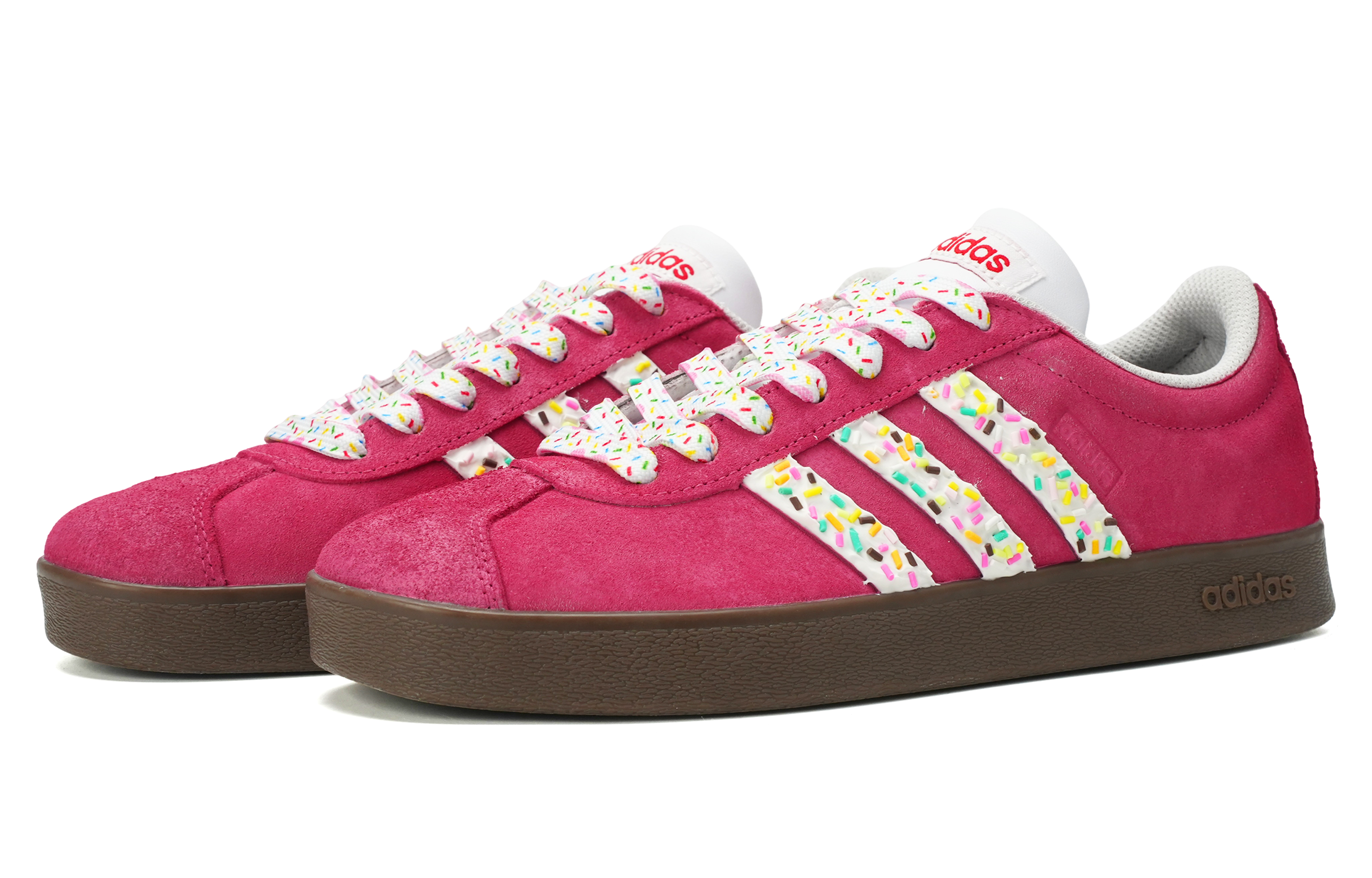 [Custom Shoes] adidas Neo VL Court 'Pink Donut Party' 圖 4