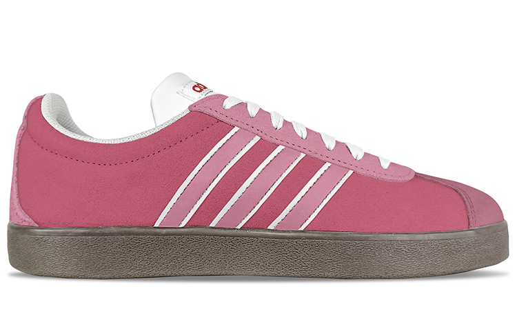 Lookbook 【定製球鞋】adidas neo Vl Court Lifestyle 經典 復古小眾 潮流街頭 德訓 芭蕾風 蜜桃汽水 低筒 板鞋 男女同款 粉紅