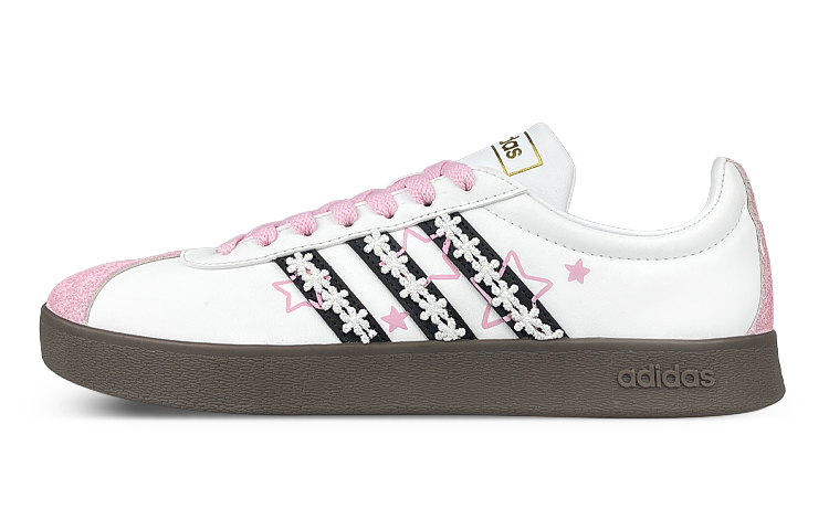 Adidas Originals Adidas Neo Trainers Pink Buy [Custom Shoes] Adidas Neo VL  Court 'Barbie Pink And Black