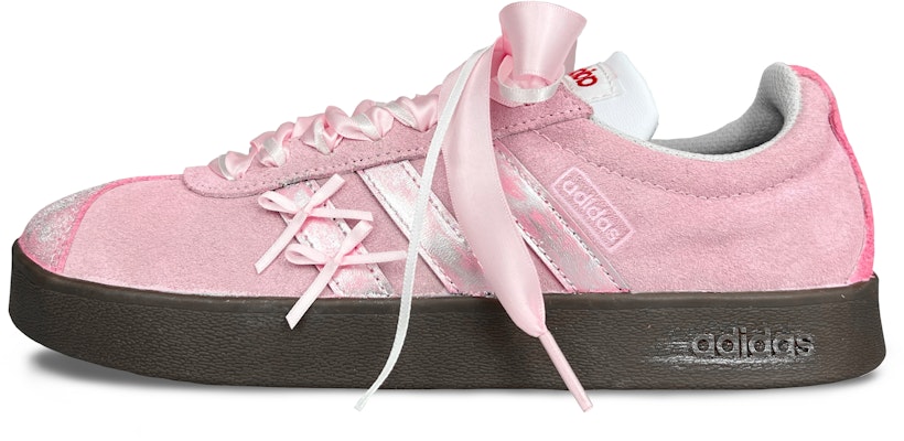 【訂製球鞋】 adidas neo Vl Court 銀光芭蕾 德訓 芭蕾風 櫻花粉 時尚潮流 復古小眾 百搭 低筒 板鞋 男女同款 銀粉色 Buy 【訂製球鞋】 adidas neo Vl Court 銀光芭蕾 德訓 芭蕾風 櫻花粉 時尚潮流 復古小眾 百搭 低筒 板鞋 男女同款 銀粉色