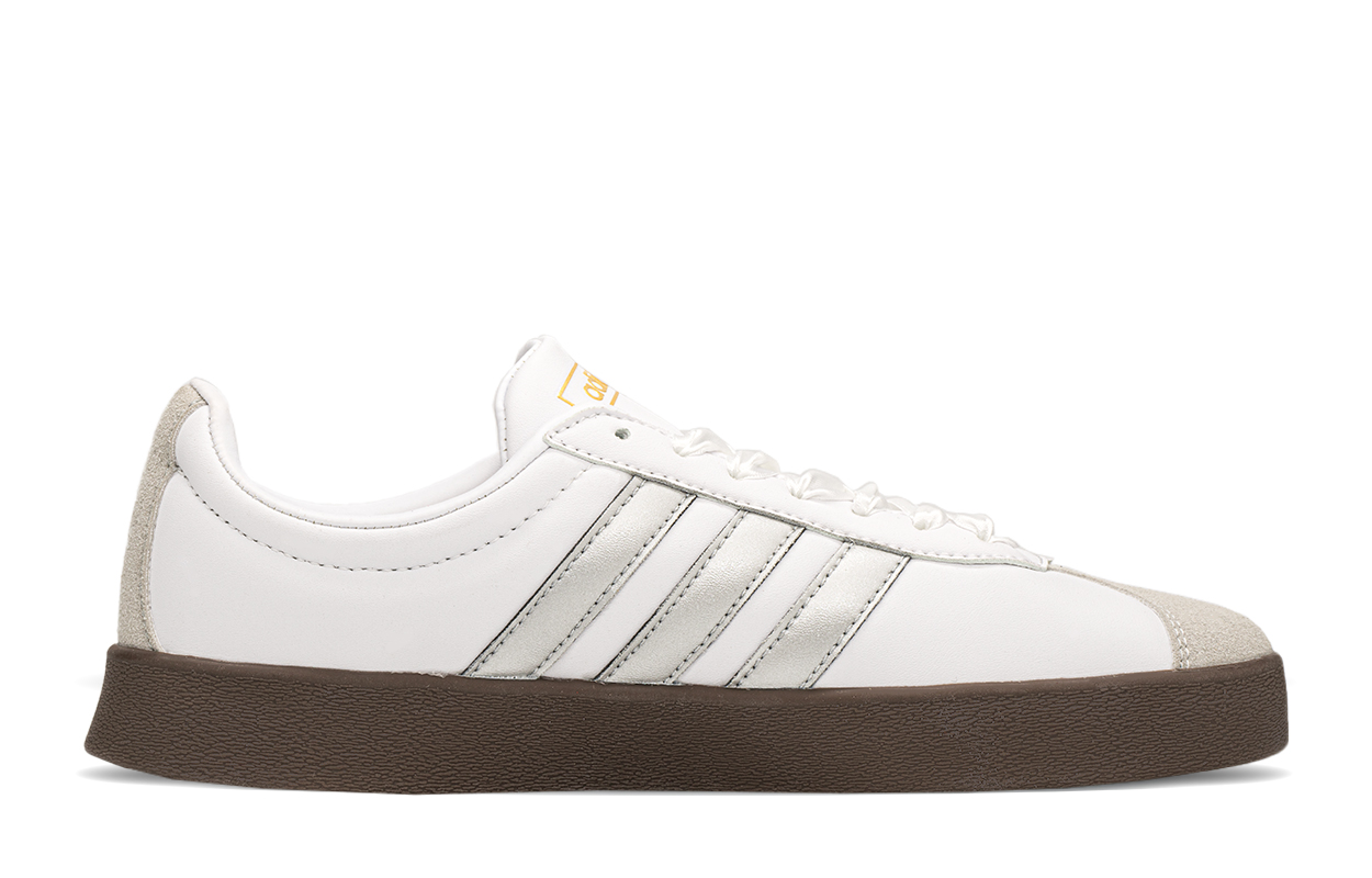 [Custom Shoes] adidas neo VL Court 'Silver Bow Ribbon' 圖 3