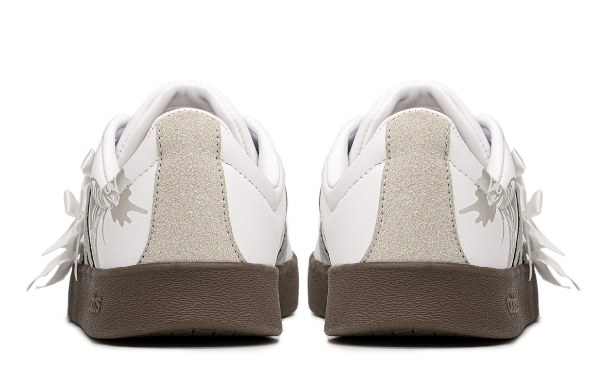 [Custom Shoes] adidas neo VL Court 'Silver Bow Ribbon' 圖 5