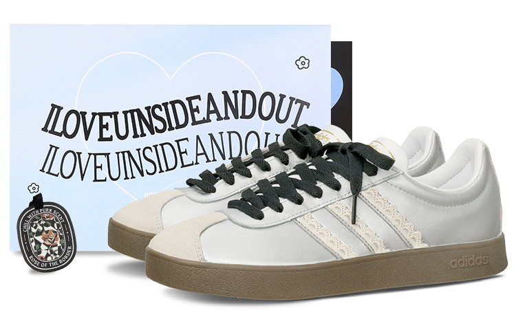 [Custom Shoes] adidas NEO VL Court 'Silver Moon Ballet'