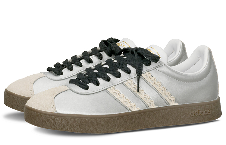 [Custom Shoes] adidas NEO VL Court 'Silver Moon Ballet' 圖 4