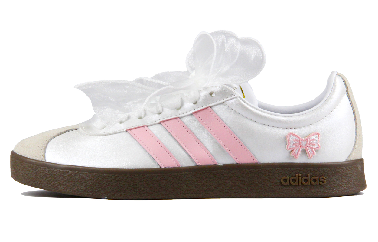 [Custom Shoes] adidas Neo VL Court 'Silver Pink Ballet Girl'